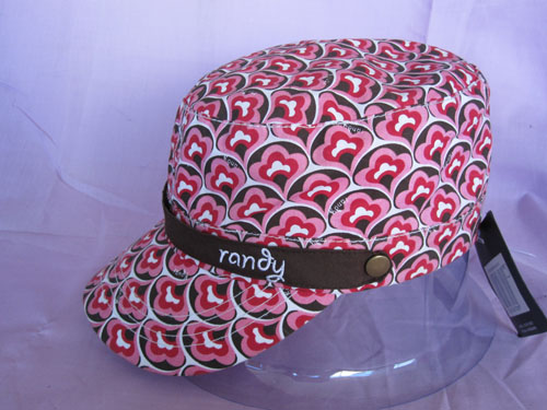 Flat forehead street dance hat